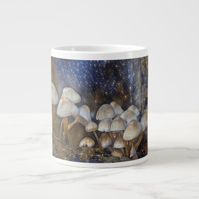 Magisches Pilz Jumbo-Tasse (Vorderseite)