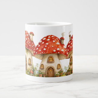 Magisches Pilzhäuschen Jumbo-Tasse