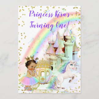 Magisches Rainbow-Prinzessin-Burg, Beförderungsuni Einladung