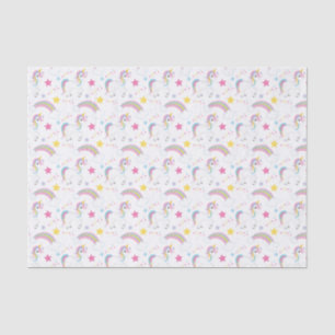 Magisches Rainbow Unicorn Seidenpapier