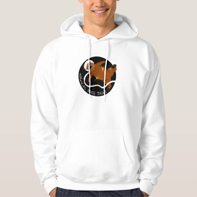 Magisches Raum-Bärn-Sweatshirt Hoodie (Vorderseite)