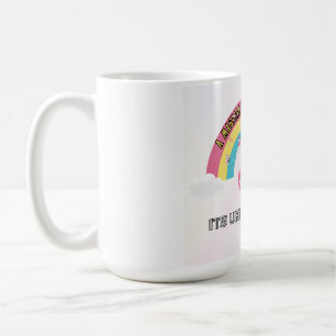 Magisches Regenbogen-Einhorn-Design für Tasse