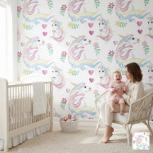 Magisches Regenbogen-Einhorn-Kinderzimmer
