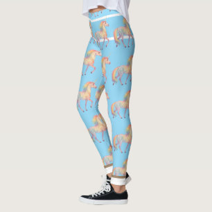 Magisches Regenbogen-Einhorn Personalisiert Leggings