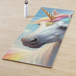 Magisches Regenbogen-Einhorn Personalisiert Yogamatte