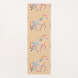 Magisches Regenbogen-Einhorn Personalisiert Yogamatte