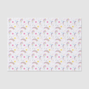Magisches Regenbogen-Einhorn Seidenpapier