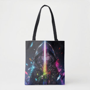 Magisches Regenbogenschwert-Anime-Girl