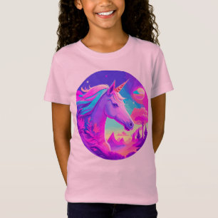 Magisches Rosa Einhorn T-Shirt