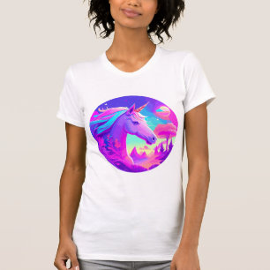 Magisches Rosa Einhorn T-Shirt