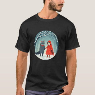 Magisches Rotkäppchen-Design für eine charmante At T-Shirt