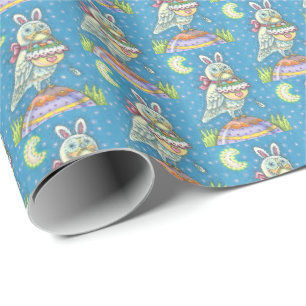 MAGISCHES SCHEUNENKÄUZCHEN, OSTEREI-KORB-GESCHENKP GESCHENKPAPIER