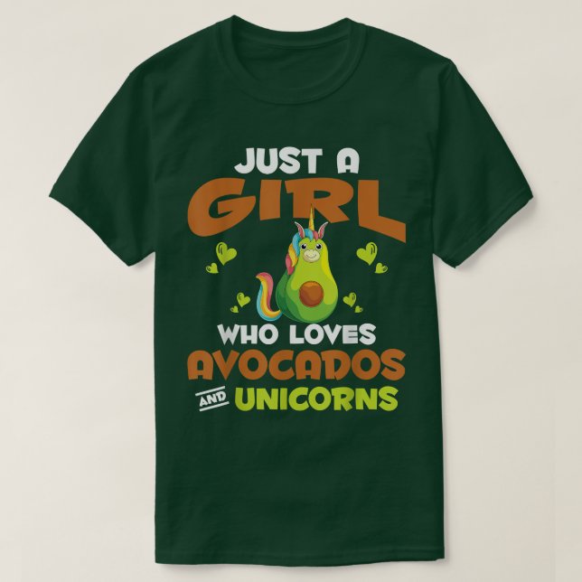 Magisches Tier nur ein Mädchen, das Avocados und L T-Shirt (Design vorne)