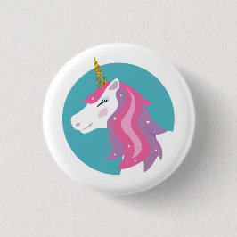Magisches Unicorn-Button-Abzeichen Button