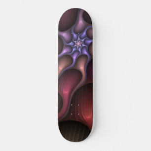 Magisches Wachstum Modernes Abstraktes farbiges Fr Skateboard