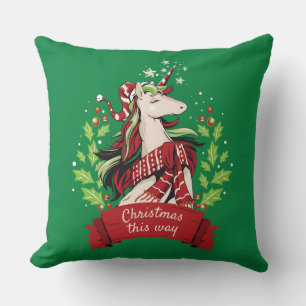 Magisches Weihnachtslied Kissen