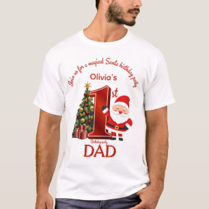 Magisches Weihnachtsmann-Geburtstagsdesign für Kin T-Shirt
