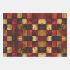 Magisches Weihnachtspapier Flachblatt-Set aus 3 Geschenkpapier Set