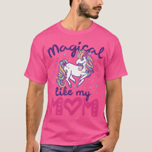 Magisches wie meine Mama Einhorn Mädchen Kleinkind T-Shirt