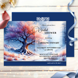 Magisches Winterwonderland-Brautparty Einladung