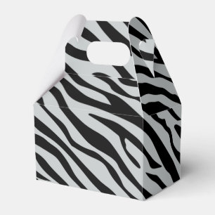 Magisches Zebra-Streifen-Klicken, zum der grauen Geschenkschachtel