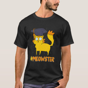 Magister MEOWSTER Lustige Katzenliebhaber Meister T-Shirt