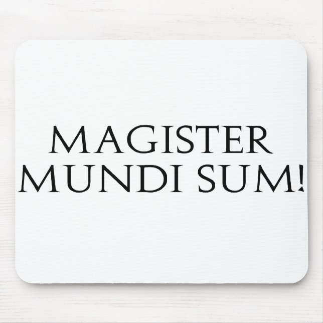 Magister Mundi Summe! Mousepad (Vorne)