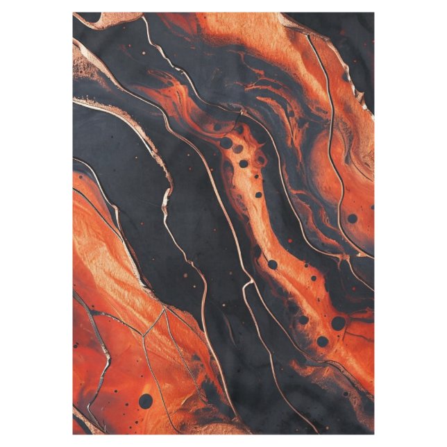 Magma Bloom Tischdecke (Vorderseite)