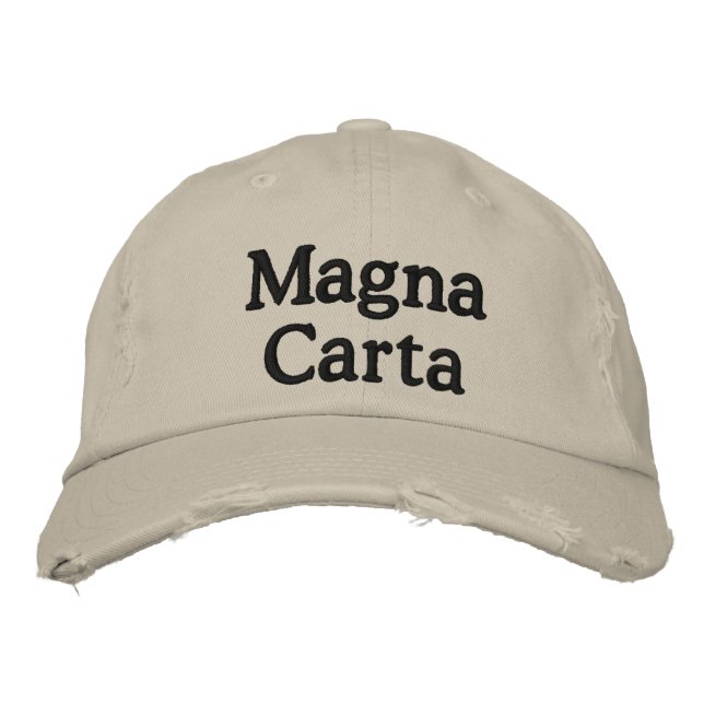 Magna Carta Bestickte Baseballkappe (Vorderseite)