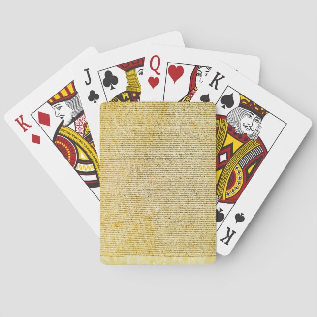 Magna Cartatext Spielkarten (Rückseite)