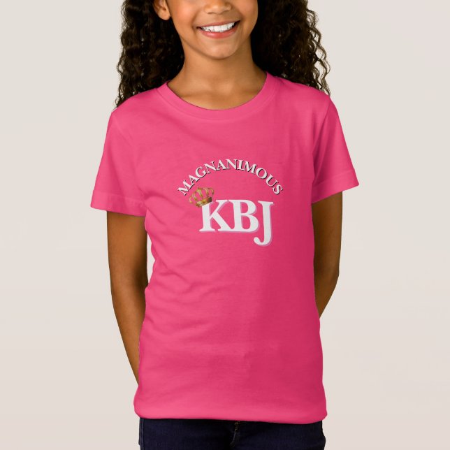 Magnanimous KBJ Ketanji Brown Jackson Girls T-Shirt (Vorderseite)