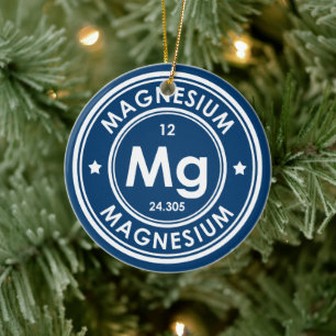Magnesium-Element blaues Keramik-Ornament Keramik Ornament