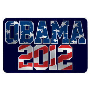 Magnet 2012 Obama Flexi