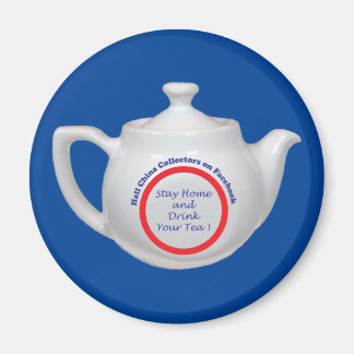 Magnet 2 1/2" - Bleibe Zuhause Teapot