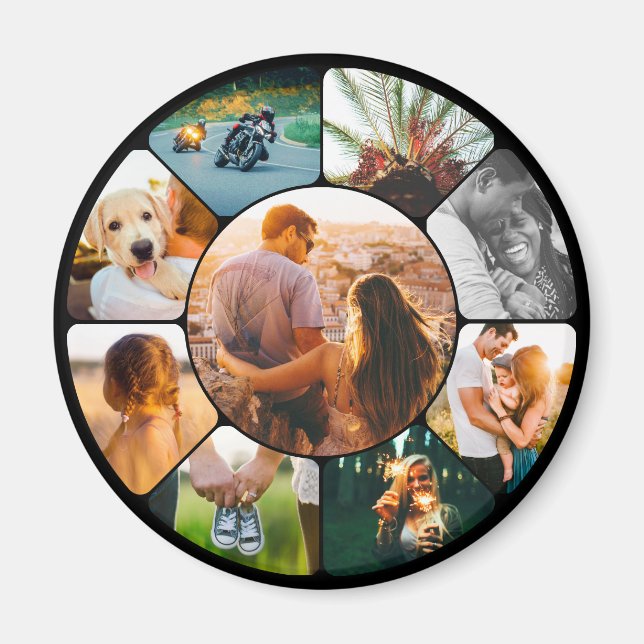 Magnet 9 Foto gerundet (Vorne)