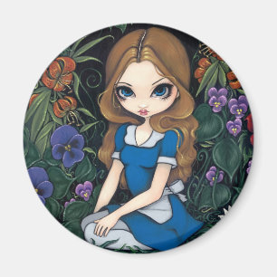 Magnet "Alice und die Blume"
