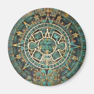Magnet, alter aztekischer Kalender Magnet