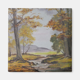Magnet Ann Hayes Painting Forest Stream
