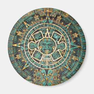 Magnet, antiker Aztekalender Magnet