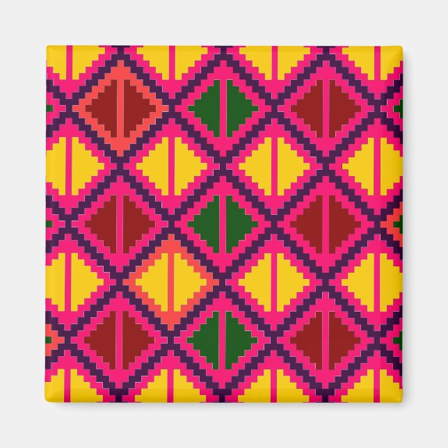 Magnet "Apple Slice" - schockierendes Rosa (Vorne)
