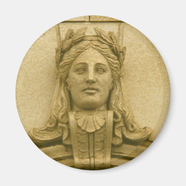 Magnet - Architektur Detail - weiblicher Leiter (Vorne)