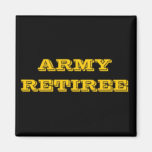 Magnet Army Retiree (Vorne)