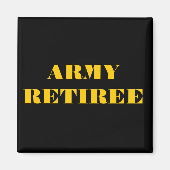 Magnet Army Retiree (Vorne)