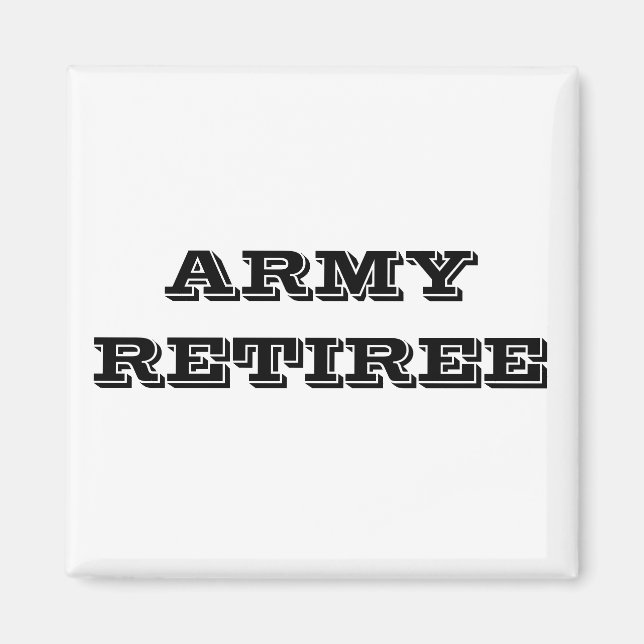 Magnet Army Retiree (Vorne)