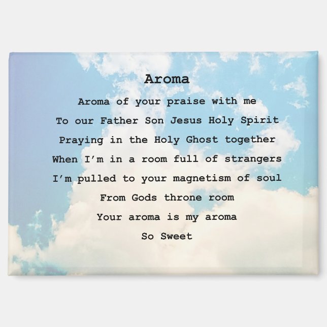 Magnet - "Aroma" (Vorderseite)