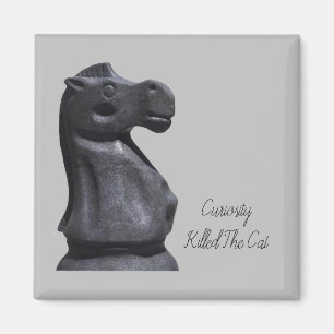 Magnet Ausdruck "Neugier tötete die Katze"