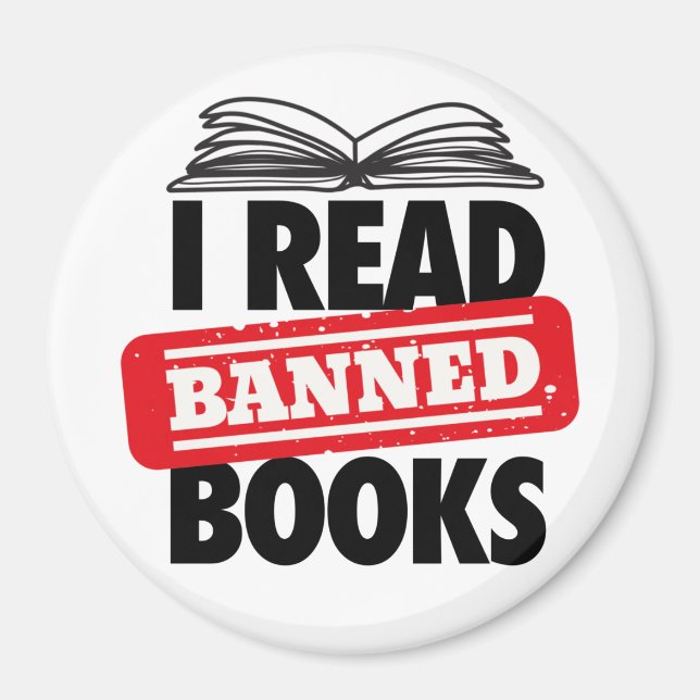 Magnet "Banned Books" lesen (Vorne)