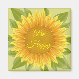Magnet Be Happy Sonnenblume