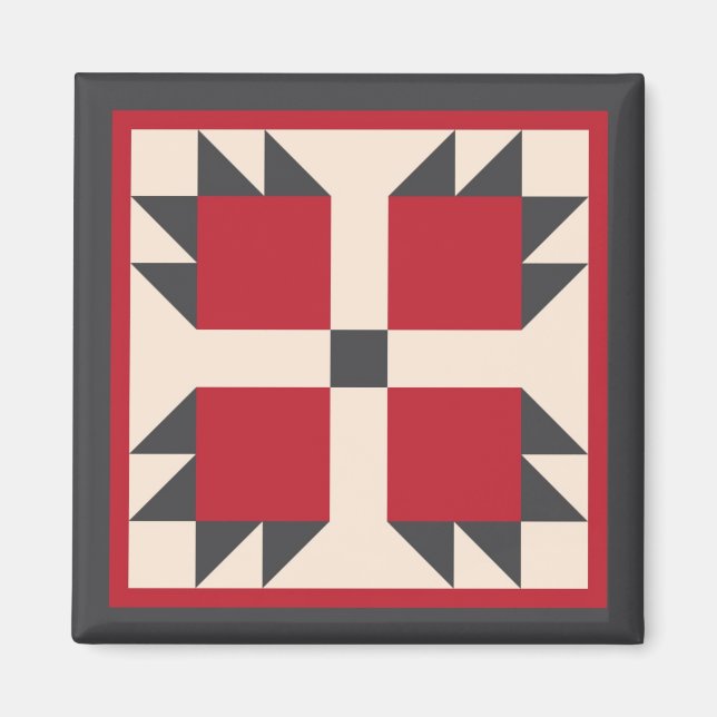 Magnet - Bearcat Quilt Square (Vorne)
