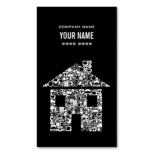 Magnet Beruflich House Real Anwesen Werbung